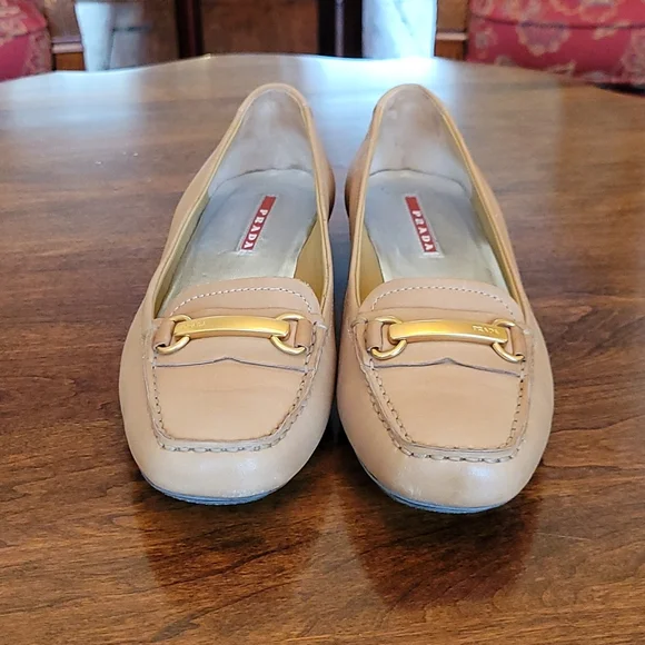 Prada Leather Loafers - Picture 2 of 12